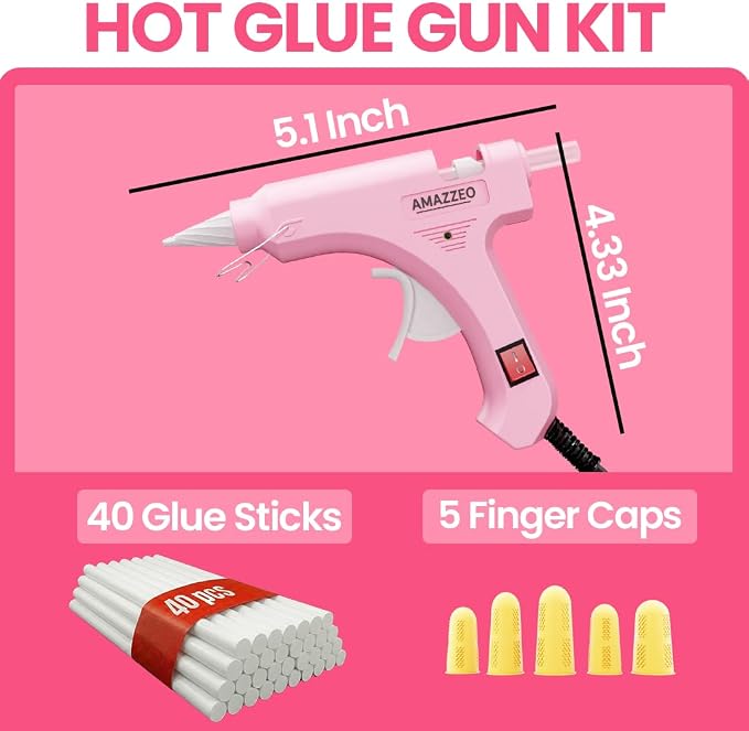 Hot Glue Gun and Sticks Set 40pcs - Image 4