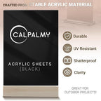 CALPALMY 1/8" Thick Black Acrylic Sheets - Image 3