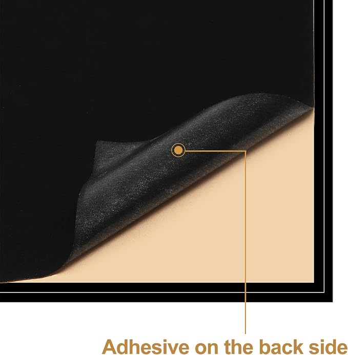 YaoHui 3-Pack Self-Adhesive Felt Sheets, Peel & Stick, A4 Size - Image 5