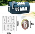 300 Pieces 30 Sheets Letter Stickers, Self Adhesive Vinyl Waterproof Mailbox - Image 2