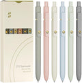 UIXJODO 6 Pcs Gel Pens 0.5mm Quick Dry Black Ink Pens Fine Point Smooth Writing by UIXJODO