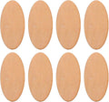 EXCEART Unfinished Wooden Oval Slices 40 Pieces 2.36X1.18 Inches Smooth by EXCEART