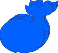 Whale Small Single Color Creative Cut-Outs by SHAPESETC