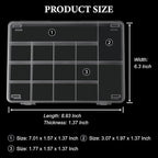 SUTOKAKA 15 Grids Plastic Organizer Storage Box - Image 2