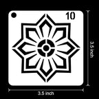 36 PCS Reusable Mandala Stencils - Image 3