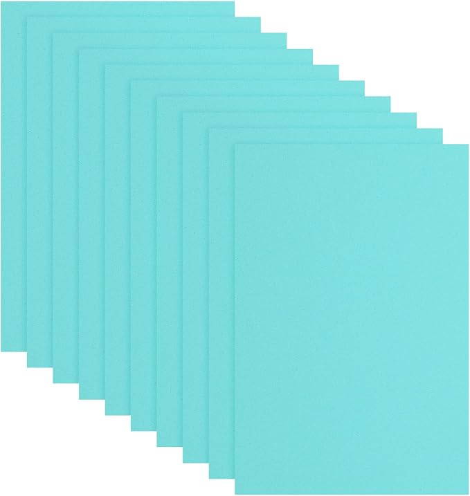 uxcell 10 Pcs Green EVA A4 Foam Sheets Crafts, 12 x 8 Inch Foam Paper by uxcell