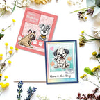Animal Stamps and Dies for Card Making Layered Comic Dog Silicone Clear Stamps - Image 8