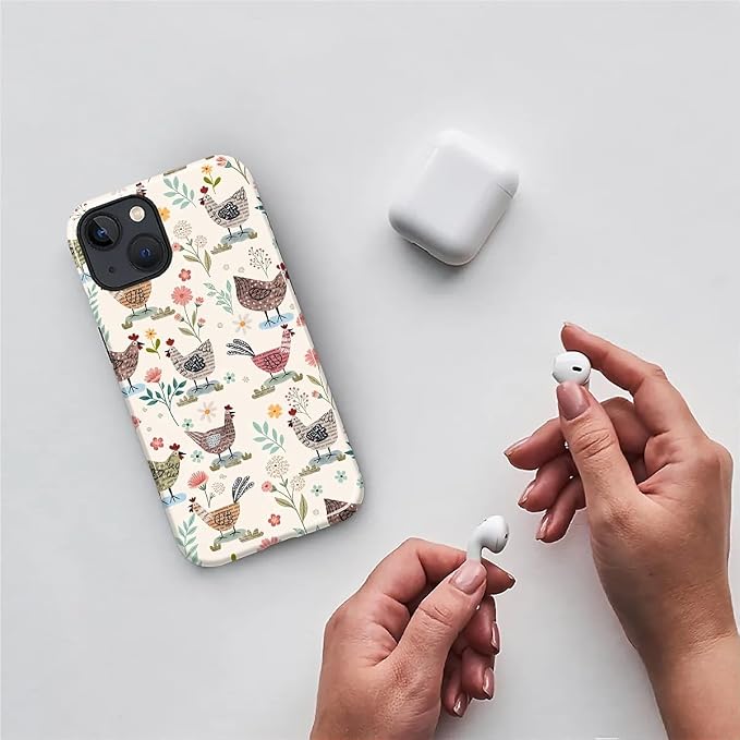 ZHEGAILIAN Case for iPhone 13 14, Chicken Farmhouse Animal Rooster Durable - Image 3