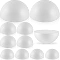 Yalumo Half Foam Balls for Crafts, 10 Pack Multi-Size Smooth Polystyrene Half by YALUMO