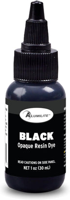 Alumilite Liquid Dye Black 1 Oz, Highly Concentrated Dye by Alumilite
