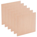 OLYCRAFT 6Pcs 4x4 Inch Balsa Wood Sheets 2.5mm Thickness Unfinished Beech Wood by OLYCRAFT