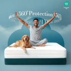 King Size Mattress Protector Waterproof 4 Pack, Premium 200 GSM Terry Mattress - Image 4