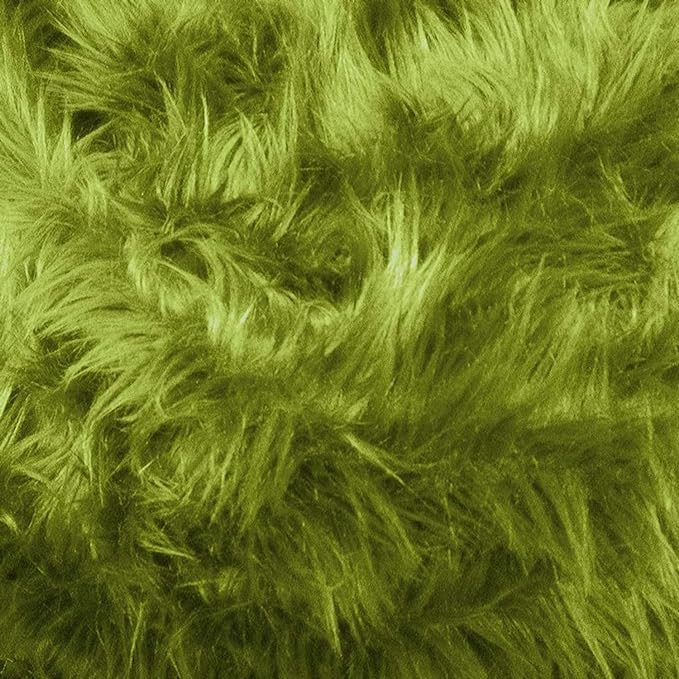 Faux Fake Fur Long Pile Luxury Shaggy/Craft, Decorations / 60" Wide/Sold by The by FabricEmpire