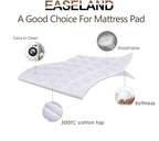EASELAND RV King Mattress Pad Pillow Top Mattress Cover Quilted Fitted Mattress - Image 2