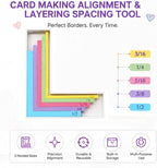 7pcs Paper Crafting Alignment Guides - Image 2