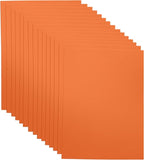 Orange EVA Foam Sheets for Crafts, 9 x 12 Inch, 2mm Thickness – Ideal for DIY by Ader+Products
