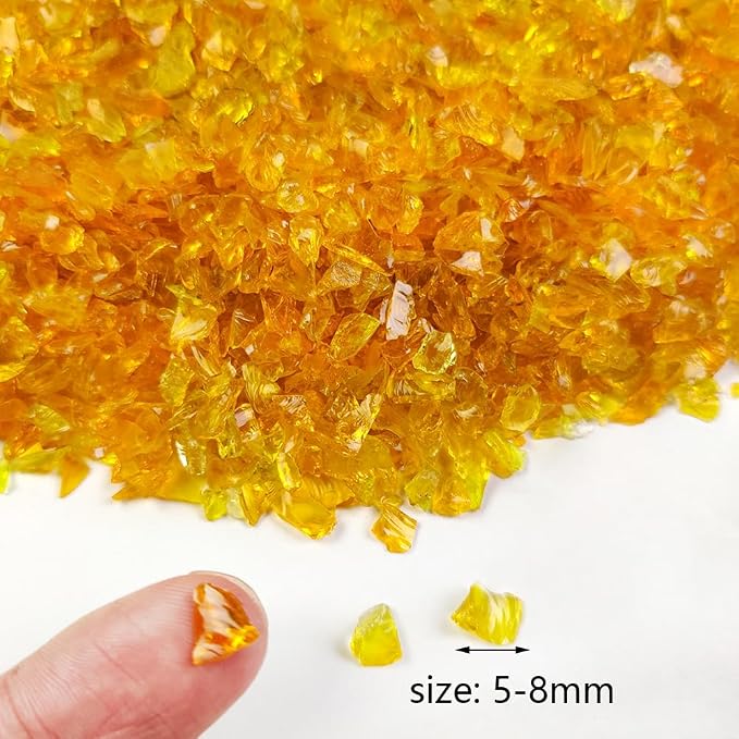 1.3 LB Crushed Glass Sand Broken Piece Stones - Image 5