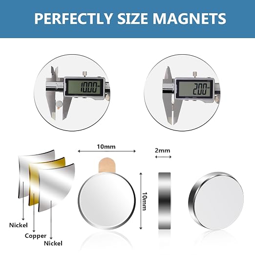 UTOMAG 52 Pcs Mini Round Neodymium Magnets - Image 2