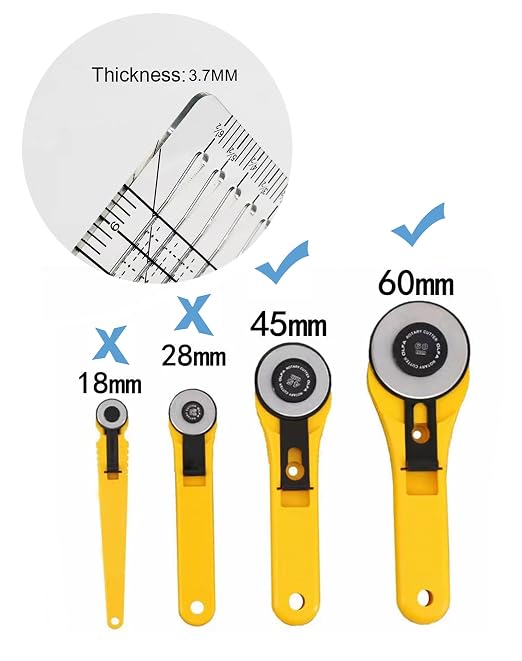 Quilting Ruler- 12.5 * 12.5" Slotted Rulers - Image 4
