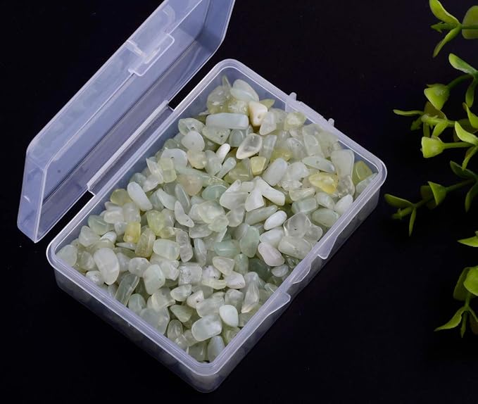 Natural Chip Stone Beads 5-8mm New Mountain Jade 400 Pieces Irregular Gemstones - Image 3