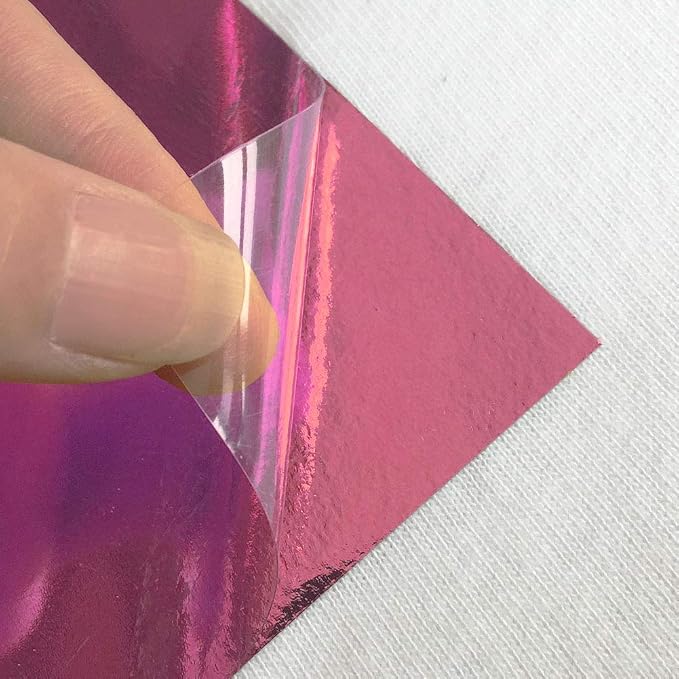 Hot Pink Foil HTV Heat Transfer Vinyl - Image 2