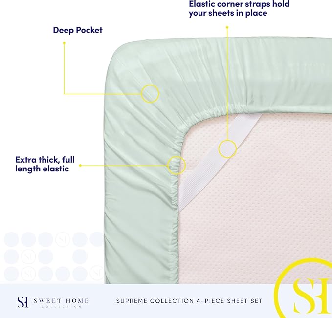 Twin Sheets - Breathable Luxury Sheets - 1800 Supreme Collection Extra Soft - Image 5