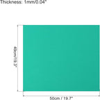 MECCANIXITY EVA Foam Sheets Teal 19.7 Inch x 19.3 Inch 1mm Thick Crafts Foam - Image 2