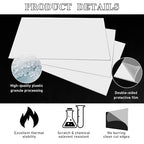 Roowest 4 Pcs 12 x 16 Inch, 1/8 Inch Thick White Acrylic Sheets Plastic White - Image 7