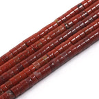 150Pcs 4×2mm Natural Red Jasper Spacer Stone Beads by Nitopupu