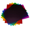 7 Pack 12" x 16" Colored Cast Acrylic Sheet，1/8”Thick Transparent Colored by Lesnlok