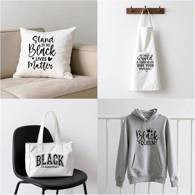Fashion Black Woman Iron on Transfers - Image 5