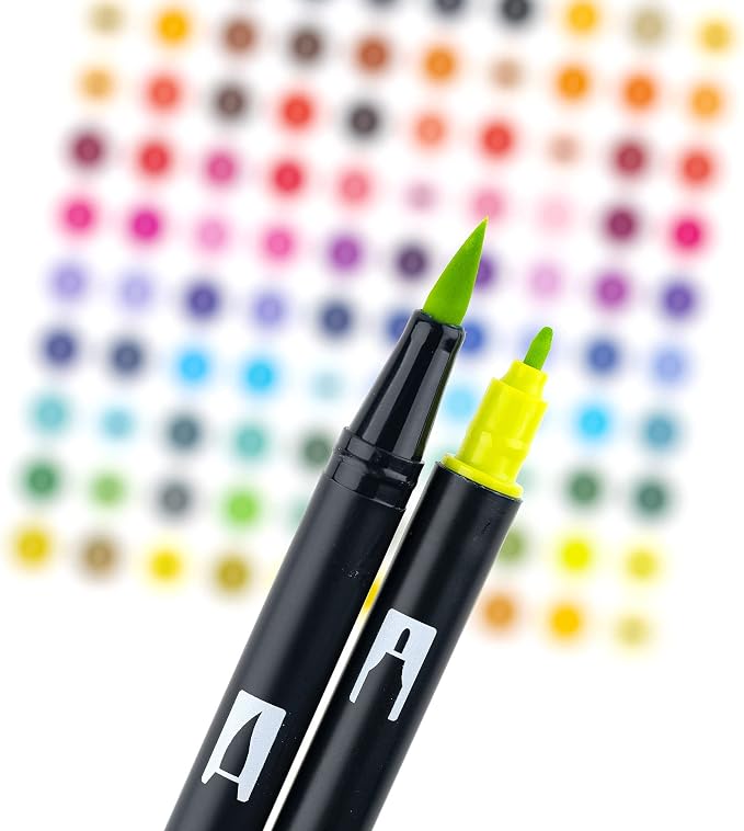 Tombow 56185 Dual Brush Pen Art Markers, Brush and Fine Tip Markers - Image 5