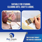 Pro Grade - Chip Paint Brushes - 12 Ea 2 Inch Chip Paint Brush Light Brown - Image 3