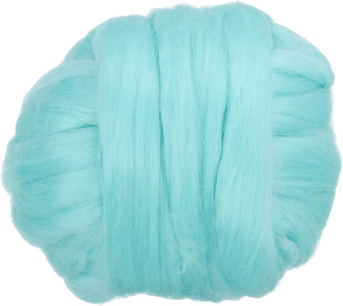PATIKIL Wool Roving Yarn, 100G/3.53OZ Soft Felting Wool Pure Chunky Roving Yarn by PATIKIL