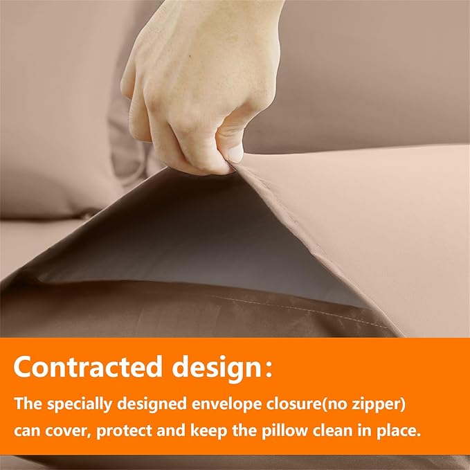TAIMIT Beige King Size Comforter Set - Image 4