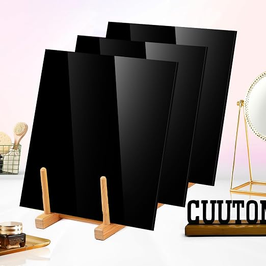 Adrattnay Black Acrylic Panels 1/8 Thick, Opaque Acrylic Panels - Image 6