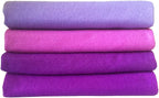 4pcs Thick 1.4mm Soft Felt Fabric Sheet Assorted Color Felt Pack DIY Craft - Image 5