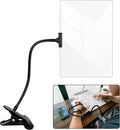 5X Magnifying Glass with Clip for Reading, 10x6 inch Large Full Page Magnifier by NZQXJXZ
