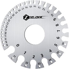 ZeeDix Standard Dual-Sided Round Wire Cable Sheet Gage | Stainless Steel Metal by ZeeDix