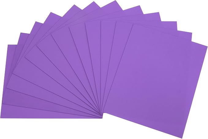 uxcell Dark Purple EVA Foam Sheets, 11.8x7.9 in 2mm Thick Handicraft Foam Paper by uxcell