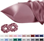 Queen Satin Pillowcase for Hair 2pc, Similar to Silk Pillow Cases, Easier Care by Vielit