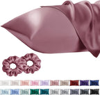 Standard Satin Pillowcase for Hair 2pc, Similar to Silk Pillow Cases, Easier by Vielit