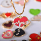 Bulk Gold Enamel Charms for Jewelry Making, Colorful Metal Charms Pendant for - Image 2