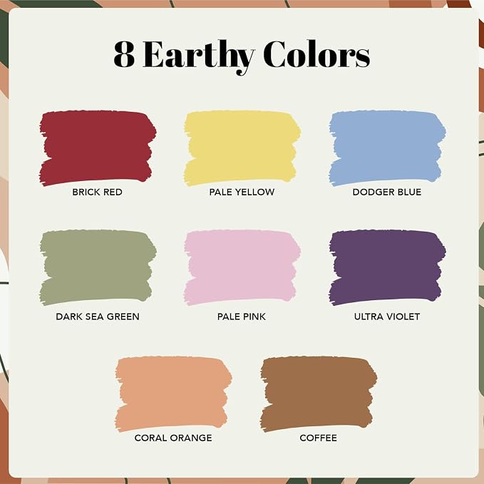 Jumbo Chalk Markers - 15mm Window Markers | Pack of 8 Classic Earth Color pens - Image 9