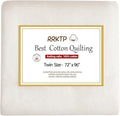 RRKTP Cotton Batting for Quilting，200 g/m² Lightweight Quilt Batting Twin by home