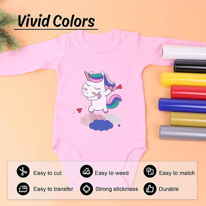 HTVRONT HTV Heat Transfer Vinyl Rolls - Image 3