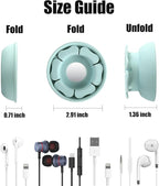 MAIRUI Wired Earbud Case Earphone Headphone Cord Organizer Earbuds Wrap Soft - Image 3