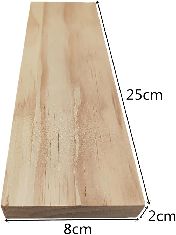 6PCS Rectangle Wood Boards Unfinished Wood Blocks - Image 3