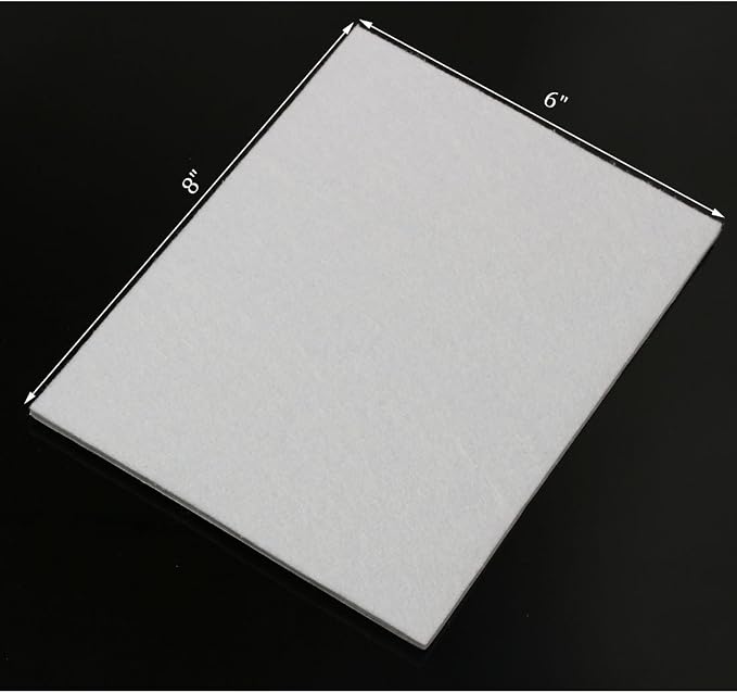 8-Pack Furniture Felt Pads 1/5" Thick Self-Stick Heavy Duty Sheets Wood Floor - Image 2