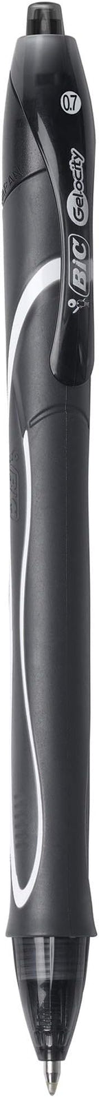 BIC Gel-Ocity Quick Dry Gel Pens, Medium Point Retractable, 12-Count- Pack of 18 - Image 2